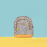 Kids Chubbie Backpack | Laminated Fabric Cheetah - White Kids Backpack by Thandana
