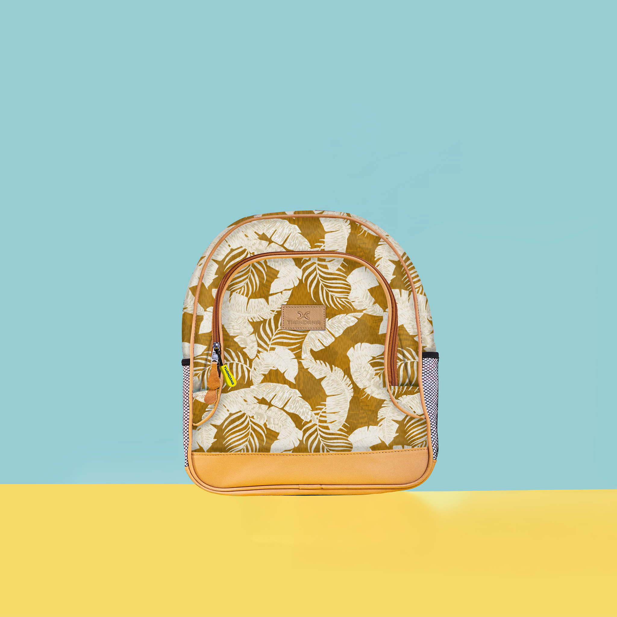 Kids Chubbie Backpack | Laminated Fabric Fauna - Earth Kids Backpack by Thandana