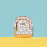 Kids Chubbie Backpack | Laminated Fabric Geo - Moonstruck Kids Backpack by Thandana