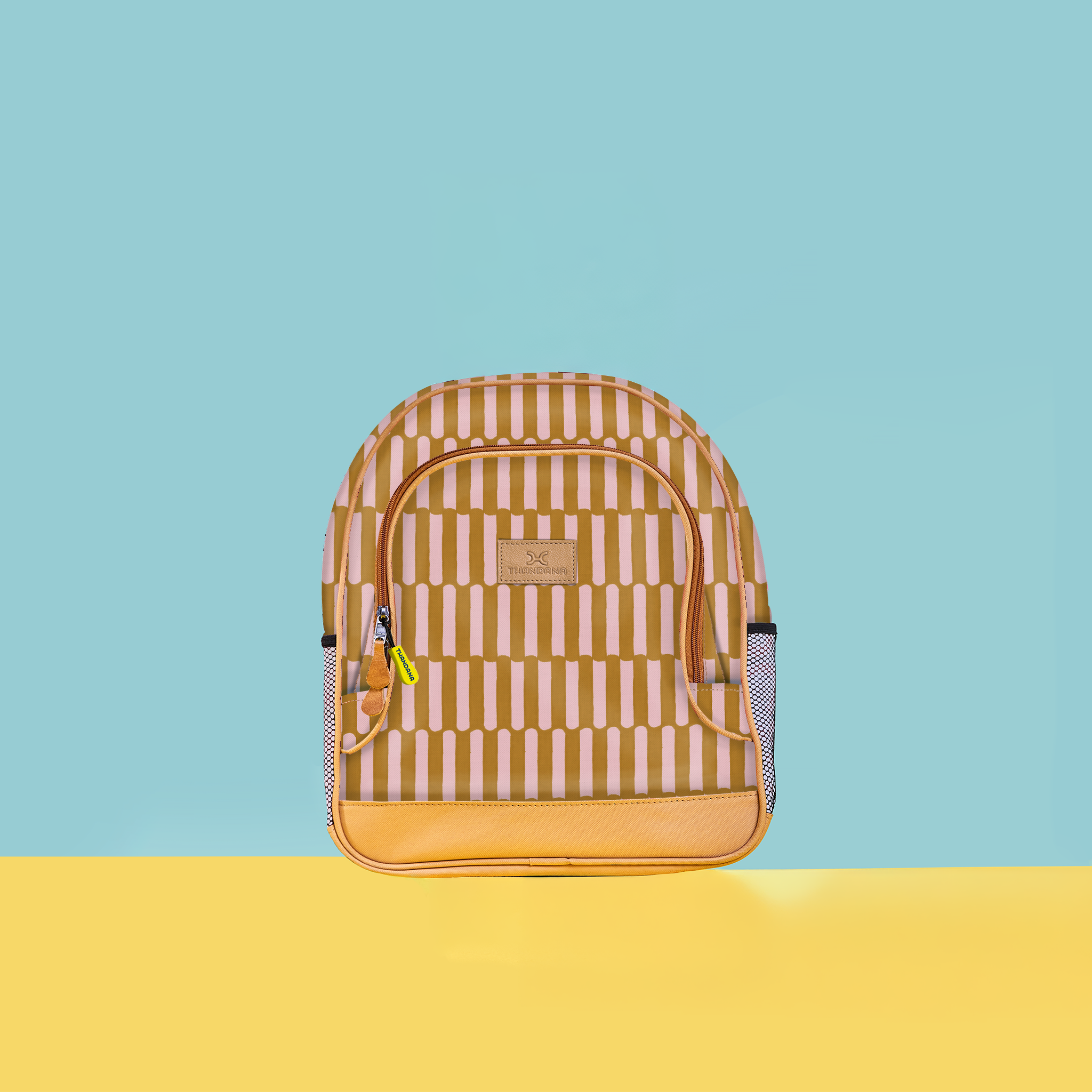 Kids Chubbie Backpack | Laminated Fabric Indie - Sunset Kids Backpack by Thandana