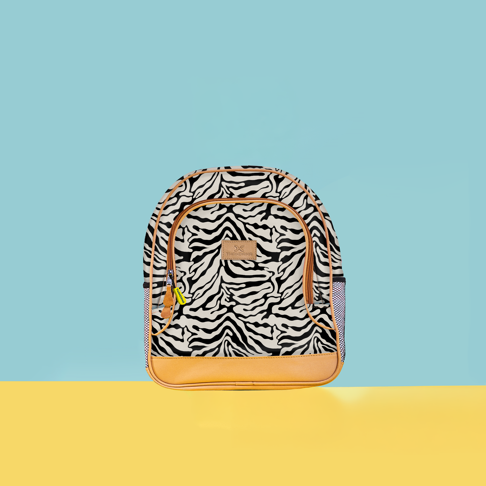 Kids Chubbie Backpack | Laminated Fabric Nomad Stripe - Pitch Kids Backpack by Thandana