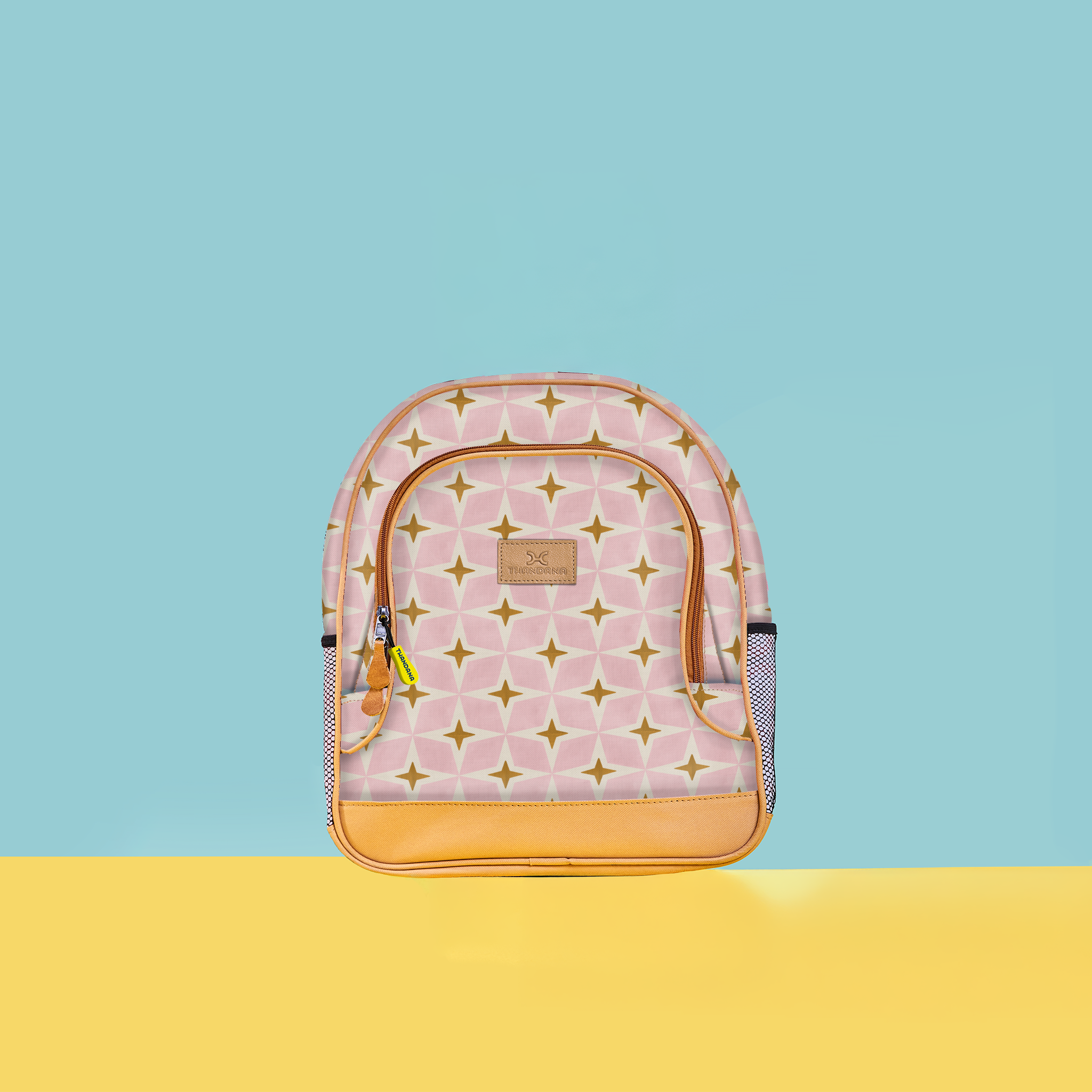 Kids Chubbie Backpack | Laminated Fabric Nova - Blush Kids Backpack by Thandana