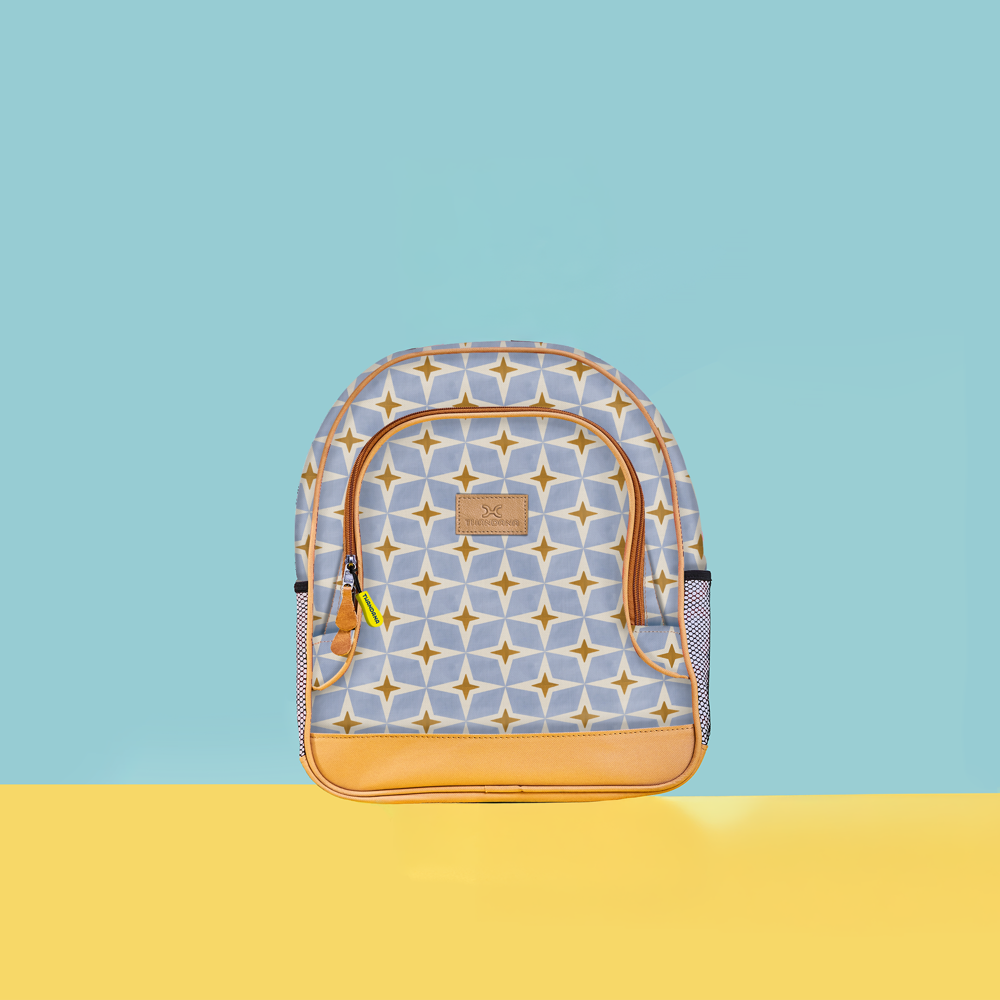 Kids Chubbie Backpack | Laminated Fabric Nova - Mist Kids Backpack by Thandana