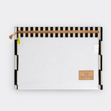 Kids Clear A4 Pouch | Laminated Fabric Indie - Pitch / Chunky Zip Pouch by Thandana