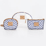 Kids Clear Big Mouth Set | Laminated Fabric Scale Away with me – Dazzling Blue Vanity Fabric by Thandana