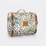 Kids Compact Travel Vanity | Laminated Fabric with Genuine Leather Confetti - All About Vanity Fabric by Thandana
