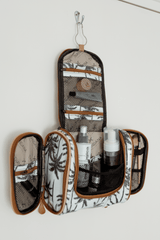 Kids Compact Travel Vanity | Laminated Fabric with Genuine Leather Vanity Fabric by Thandana