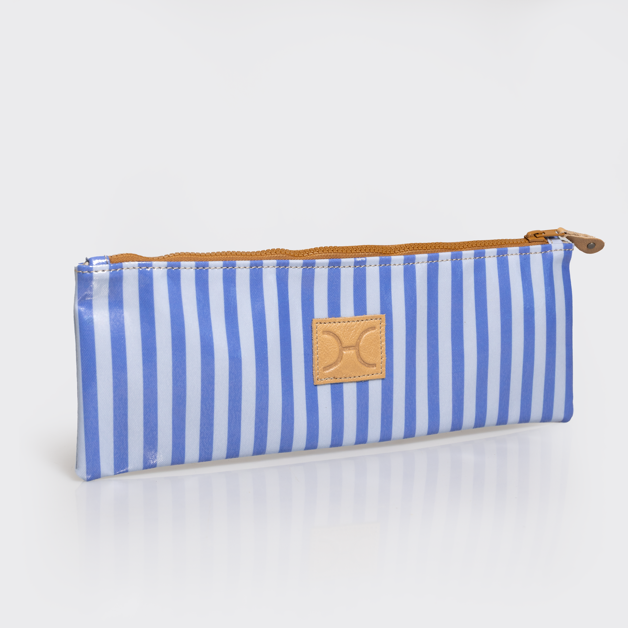 Kids Doodle Pencil Pouch | Laminated Fabric Linear - Jet Pencil Case by Thandana