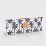 Kids Doodle Pencil Pouch | Laminated Fabric Palm -neutral Pencil Case by Thandana