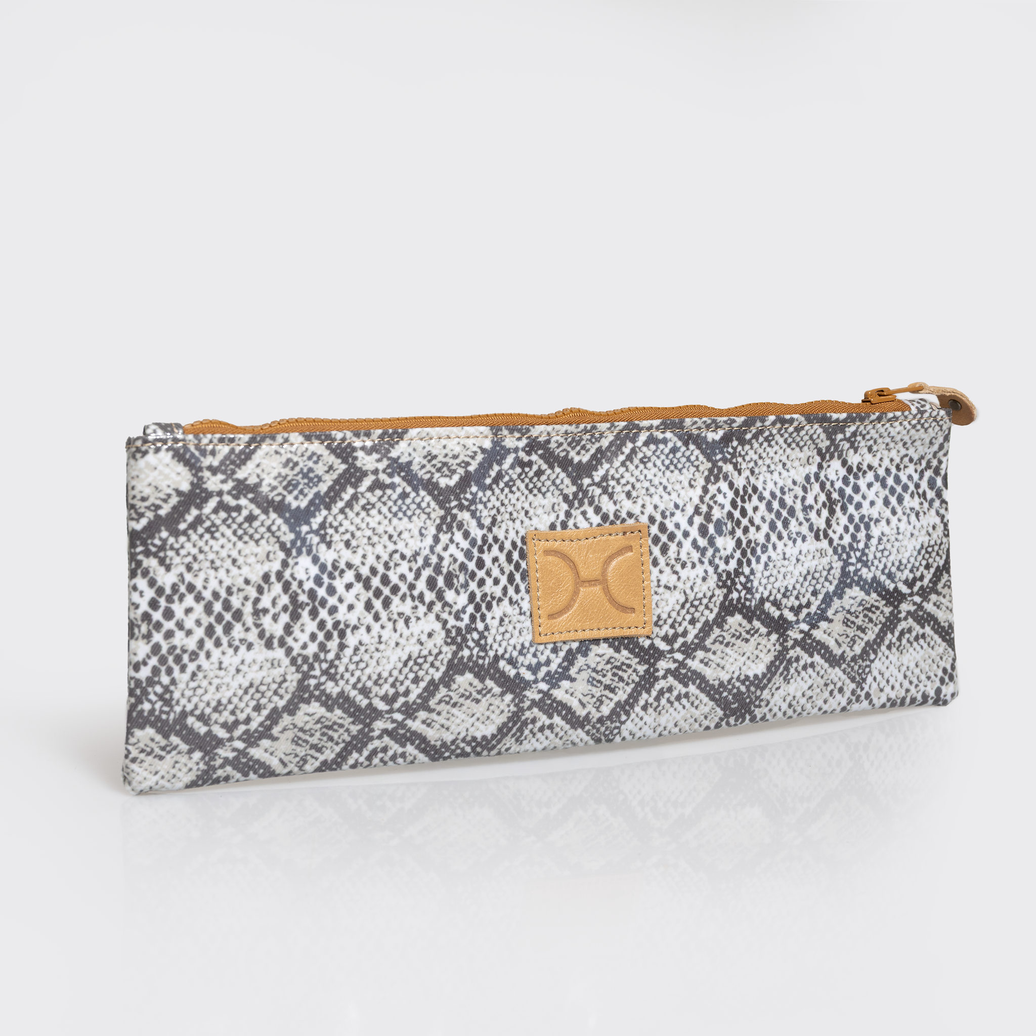 Kids Doodle Pencil Pouch | Laminated Fabric Python - Moody Pencil Case by Thandana