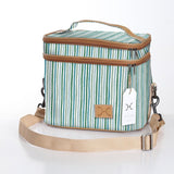 Kids Double Decker Cooler | Laminated Fabric with Genuine Leather Double Decker Cooler Bag by Thandana