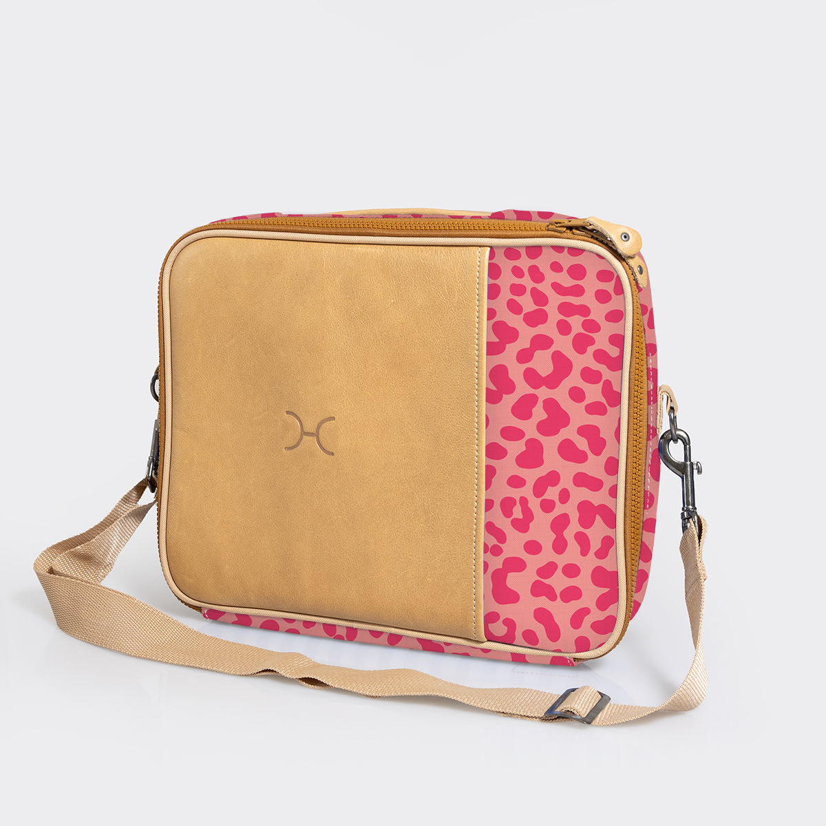 Kids Essential Laptop Bag 13’ | Laminated Fabric with Genuine Leather Laptop Fabric Bag by Thandana