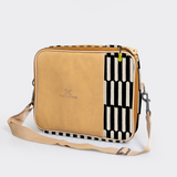 Kids Essential Laptop Bag 13’ | Laminated Fabric with Genuine Leather Laptop Fabric Bag by Thandana