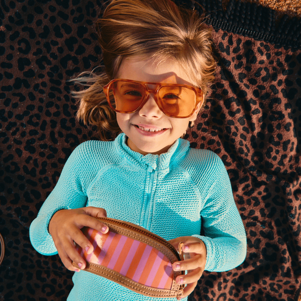 Kids Glasses Case | Laminated Fabric Glasses Case by Thandana