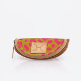 Kids Glasses Case | Laminated Fabric Cheetah - Preppy / Chunky Zip Glasses Case by Thandana