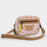 Kids Lipstick Bag | Laminated Fabric with Genuine Leather Nova - Blush Lipstick Bag by Thandana