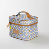 Kids Mini Decker Cooler | Laminated Fabric with Genuine Leather Nova - Mist Mini Double Decker Cooler by Thandana