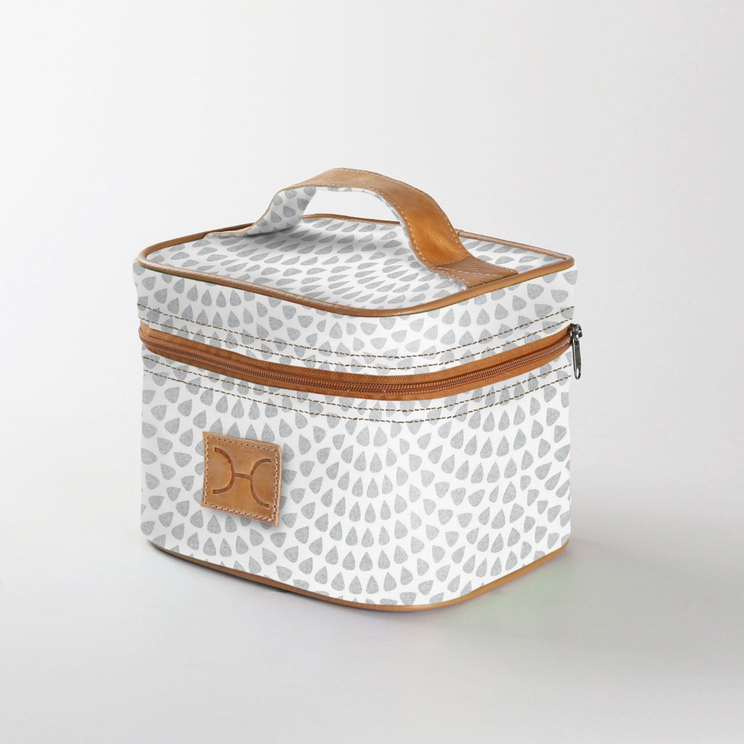 Kids Mini Decker Cooler | Laminated Fabric with Genuine Leather Scale Away with me - Moonstruck Mini Double Decker