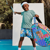 Kids Padel & Tennis Sleeve | Laminated Fabric Kids Backpack by Thandana