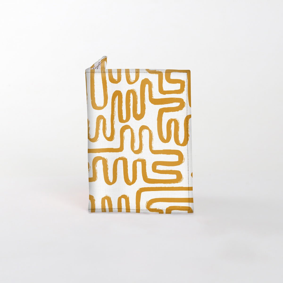 Kids Passport Holders | Laminated Fabric Geo - Sand Passport Holder by Thandana