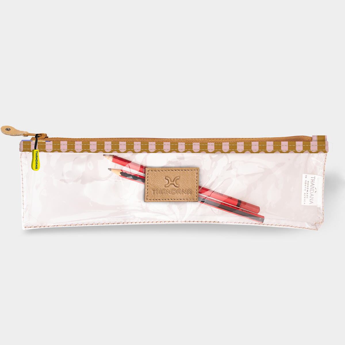 Kids Pencil Case | Clear Fabric Indie - Sunset Pencil Case by Thandana