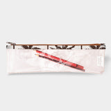 Kids Pencil Case | Clear Fabric Palm - Neutral Pencil Case by Thandana