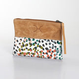 Kids Pouch | Laminated Fabric with Genuine Leather Confetti - All About Pouch by Thandana