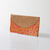 Kids Purse | Laminated Fabric with Genuine Leather Cheetah - Preppy Ladies Wallet by Thandana