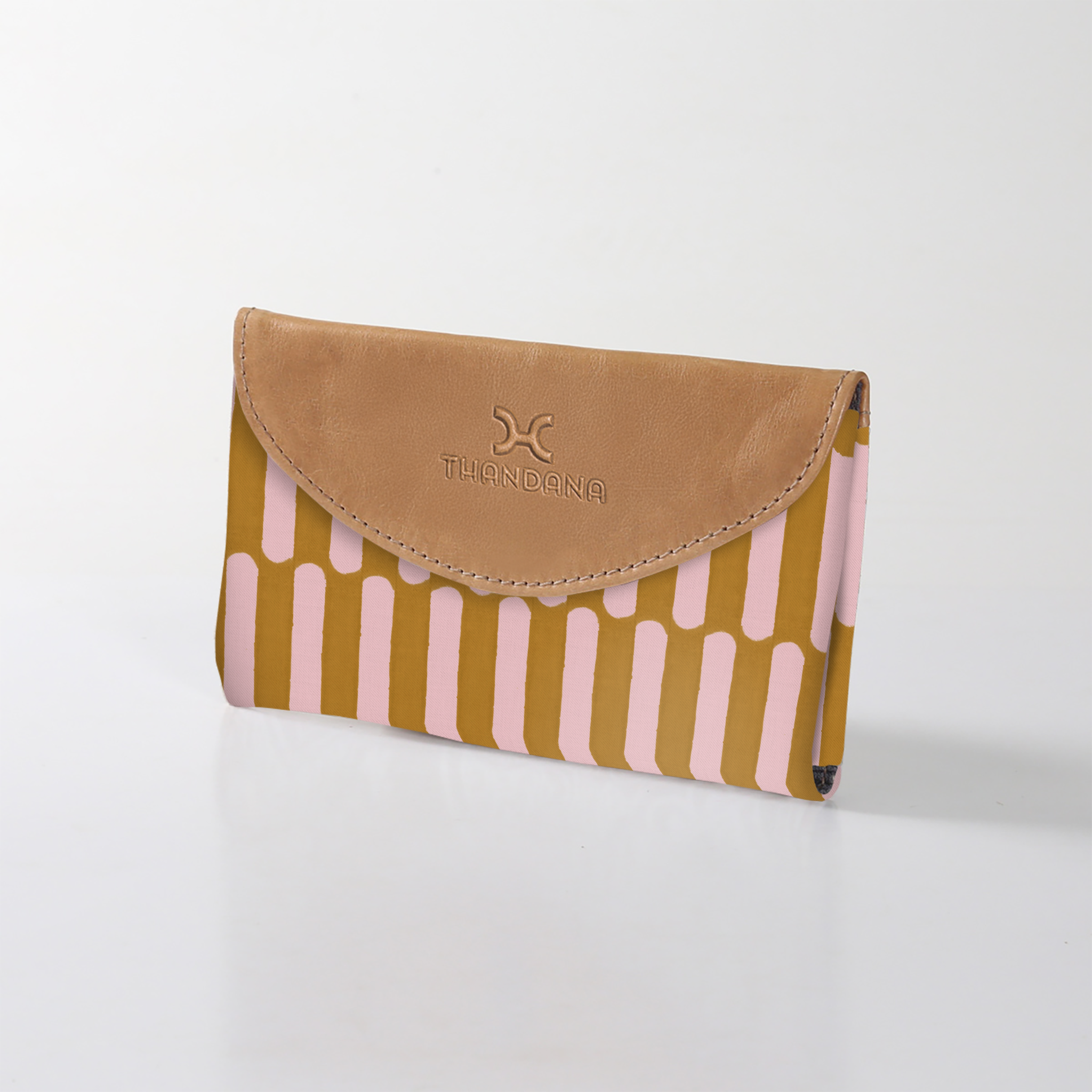 Kids Purse | Laminated Fabric with Genuine Leather Indie - Sunset Ladies Wallet by Thandana