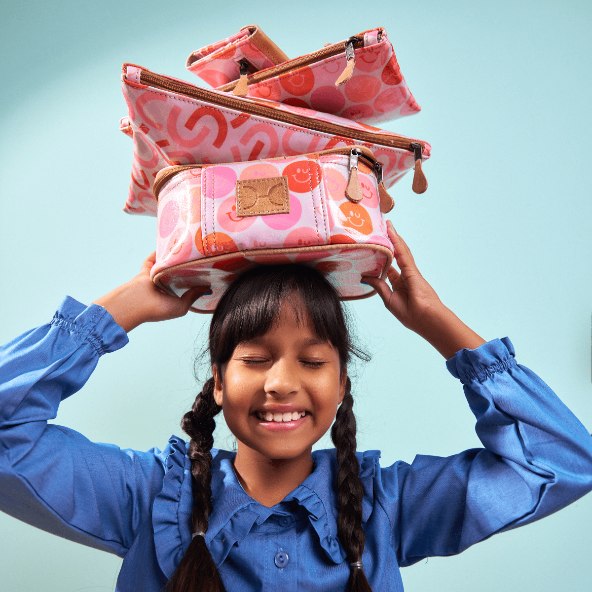 Kids Purse | Laminated Fabric with Genuine Leather Ladies Wallet by Thandana