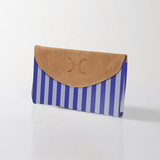 Kids Purse | Laminated Fabric with Genuine Leather Linear - Jet Ladies Wallet by Thandana