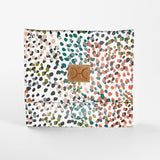 Kids Roll Up Toiletry | Laminated Fabric with Genuine Leather Confetti - All About Roll Up Toiletry Fabric by Thandana