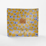 Kids Roll Up Toiletry | Laminated Fabric with Genuine Leather Roll Up Toiletry Fabric by Thandana
