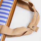 Kids Slimline Laptop Bag 15’ | Laminated Fabric with Genuine Leather Laptop Fabric Bag by Thandana