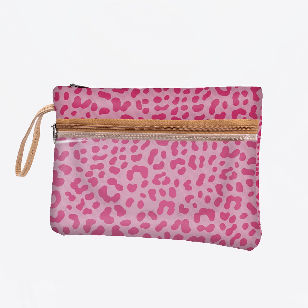 Kids Sticky Fingers Cellphone Pouch | Laminated Fabric Cheetah - Pink Pouch by Thandana