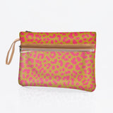 Kids Sticky Fingers Cellphone Pouch | Laminated Fabric Cheetah - Preppy Pouch by Thandana