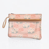 Kids Sticky Fingers Cellphone Pouch | Laminated Fabric Crazy Daisy - Blush Pouch by Thandana