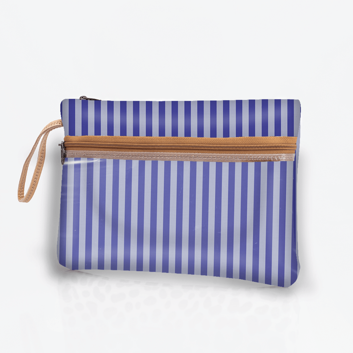 Kids Sticky Fingers Cellphone Pouch | Laminated Fabric Linear - Jet Pouch by Thandana