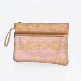 Kids Sticky Fingers Cellphone Pouch | Laminated Fabric Python - Bloom Pouch by Thandana