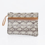 Kids Sticky Fingers Cellphone Pouch | Laminated Fabric Python - Moody Pouch by Thandana