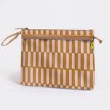 Kids Sticky Fingers Ipad | Laminated Fabric Indie - Sunset Pouch by Thandana