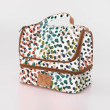 Kids Thermal Cooler | Laminated Fabric with Genuine Leather Confetti - All About Mini Thermal Cooler by Thandana