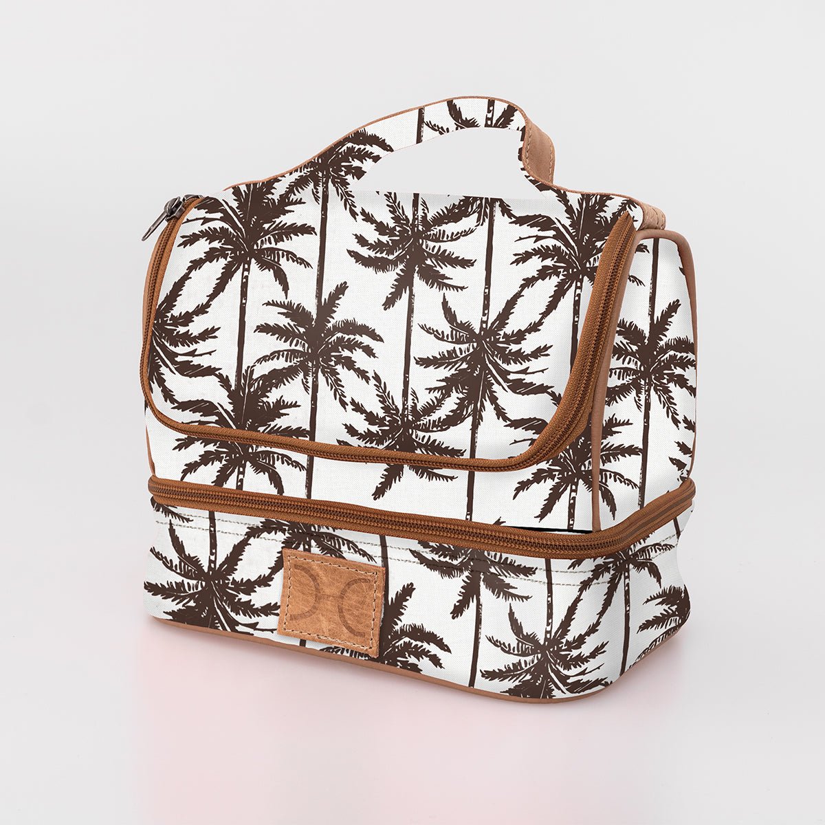 Kids Thermal Cooler | Laminated Fabric with Genuine Leather Palm - Neutral Mini Thermal Cooler by Thandana