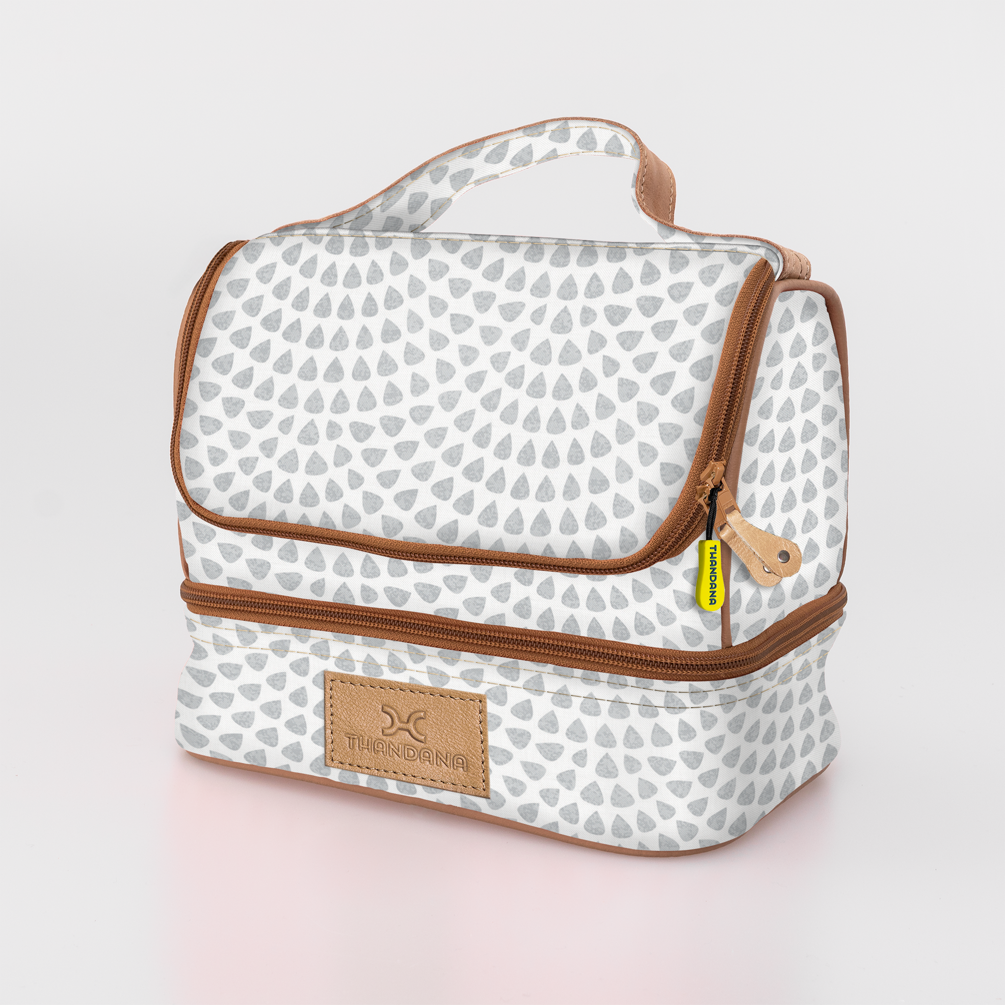 Kids Thermal Cooler | Laminated Fabric with Genuine Leather Scale Away with me - Moonstruck Mini Thermal Cooler