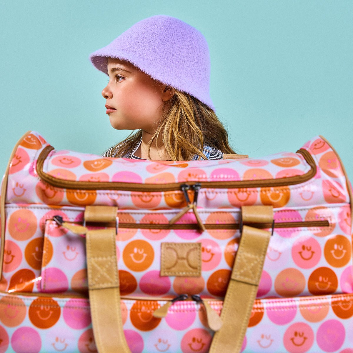 Kids Travel Golf Bag | Laminated Fabric with Genuine Leather Travel Golf Bag Laminated Fabric by Thandana