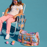 Kids Travel Golf Bag | Laminated Fabric with Genuine Leather Travel Golf Bag Laminated Fabric by Thandana