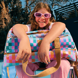 Kids Travel Golf Bag | Laminated Fabric with Genuine Leather Travel Golf Bag Laminated Fabric by Thandana