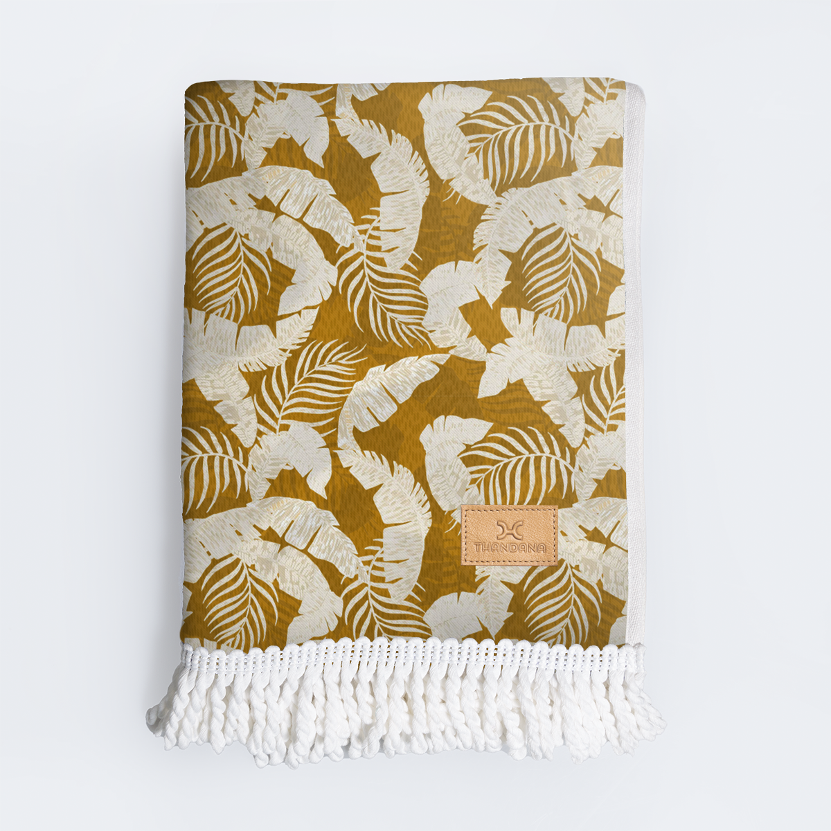 Kids Turkish Terry Beach Towel White Tass - Fauna - Earth Utility Shopper Bag by Thandana