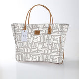 Kids Utility Shopper Bag | Laminated Fabric Geo - Moonstruck Utility Shopper Bag by Thandana