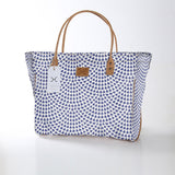 Kids Utility Shopper Bag | Laminated Fabric Scale Away with me - Dazzling Blue Utility Shopper Bag by Thandana
